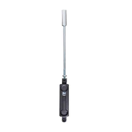 Ilco Ilco: FLUSH BOLT  5/8" THROW, 1/8" OFFSET, BLACK - 16" ROD ILCO-FLB-58-18-BLK-16
